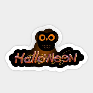 HALLOWEEN OWL Sticker